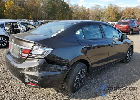 2013 Honda Civic Lx from USA, damaged, VIN 2HGFB2F57DH586833